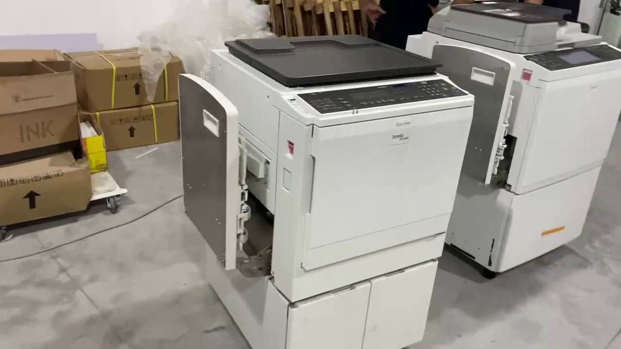 理光速印机试机出货